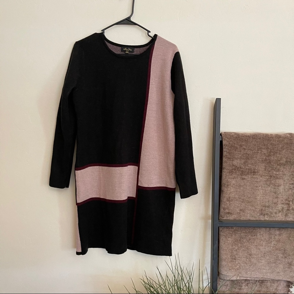 Melissa Paige Colorblock Sweater Dress